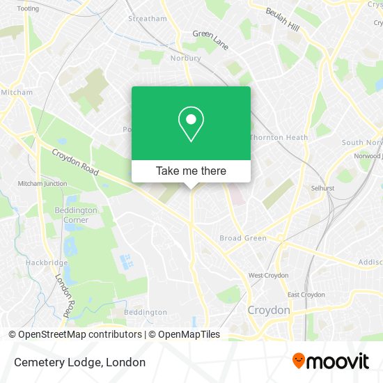 Cemetery Lodge map