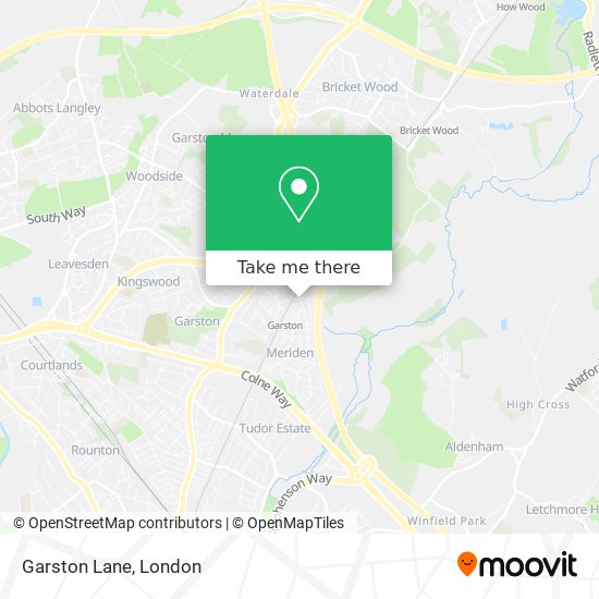 Garston Lane map