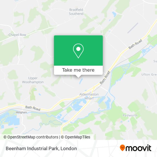 Beenham Industrial Park map