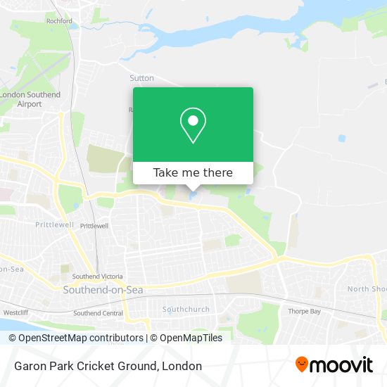 Garon Park Cricket Ground map