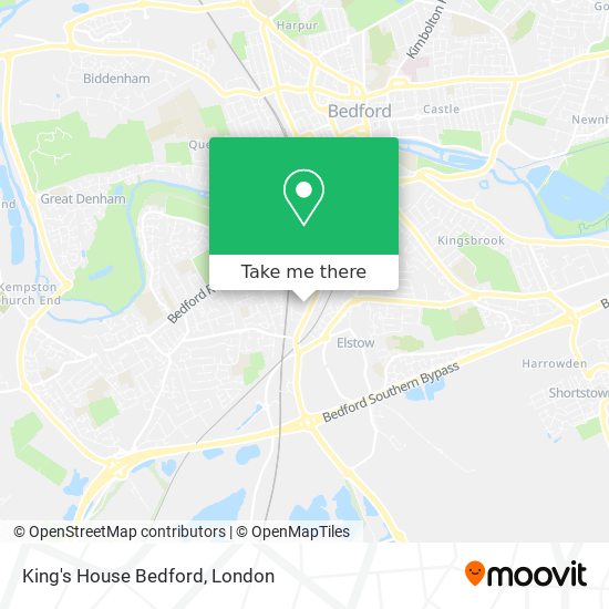 King's House Bedford map