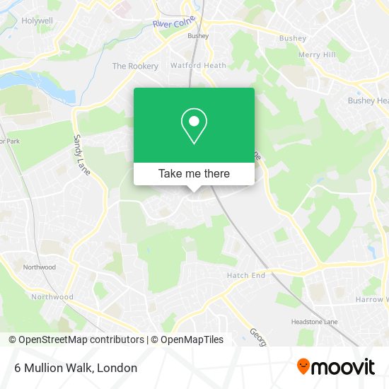 6 Mullion Walk map