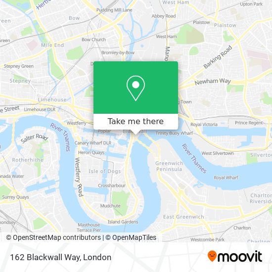 162 Blackwall Way map