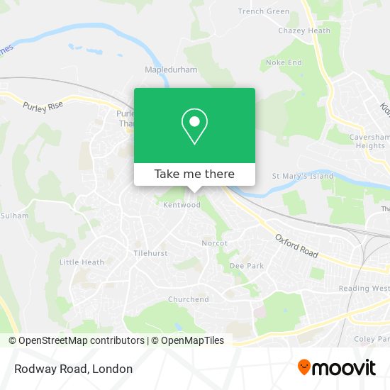 Rodway Road map