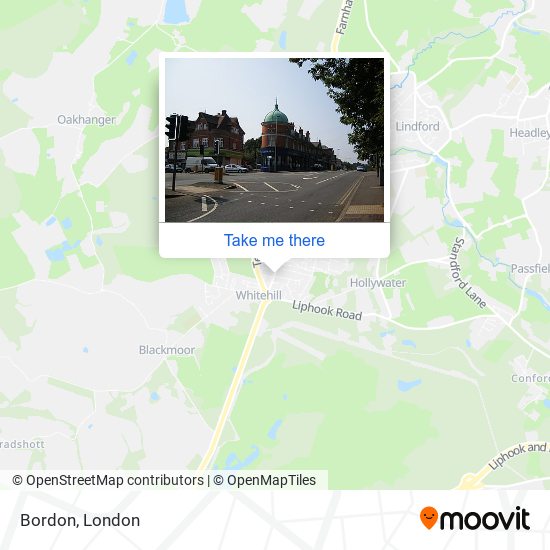 Bordon map
