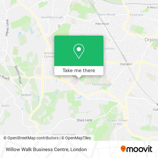 Willow Walk Business Centre map