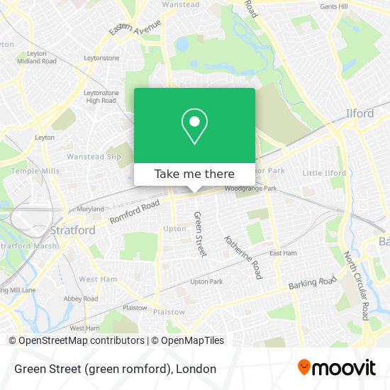 Green Street (green romford) map