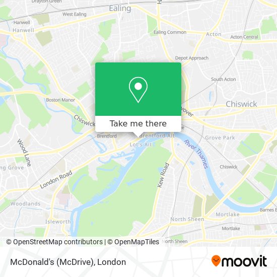 McDonald's (McDrive) map