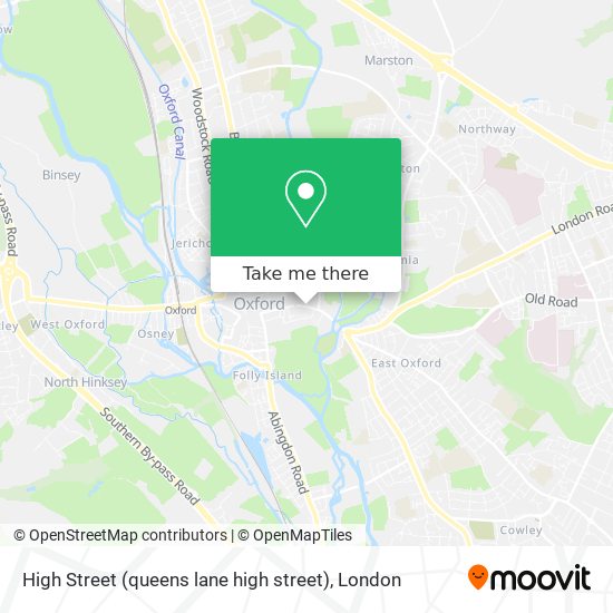 High Street (queens lane high street) map