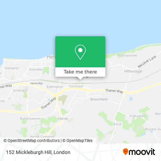 152 Mickleburgh Hill map