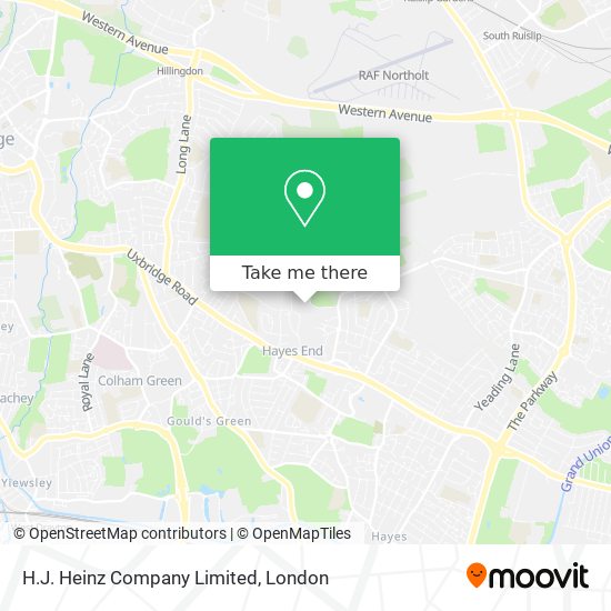 H.J. Heinz Company Limited map