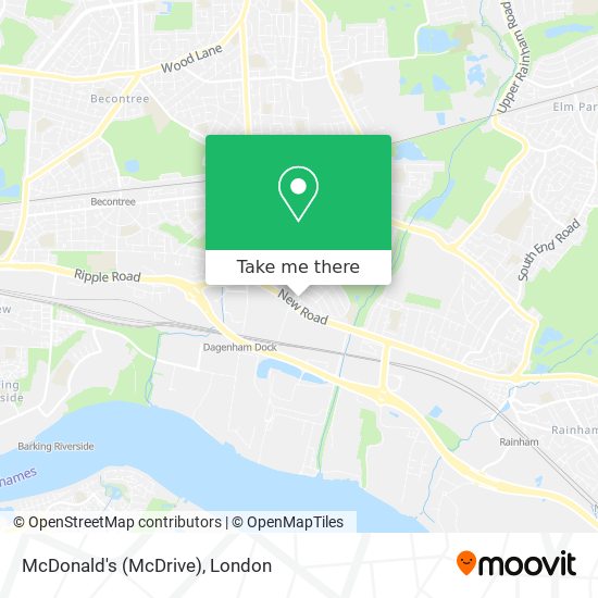 McDonald's (McDrive) map
