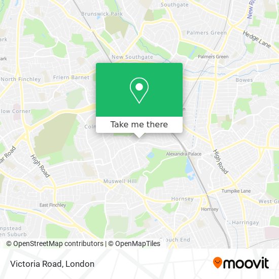 Victoria Road map