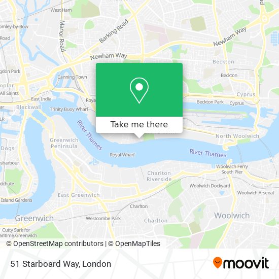 51 Starboard Way map