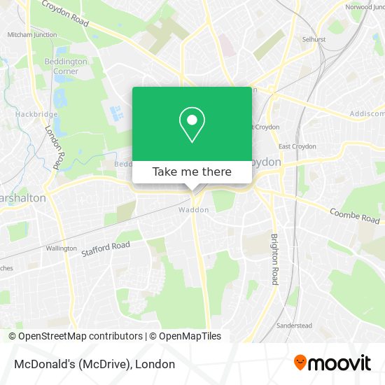 McDonald's (McDrive) map