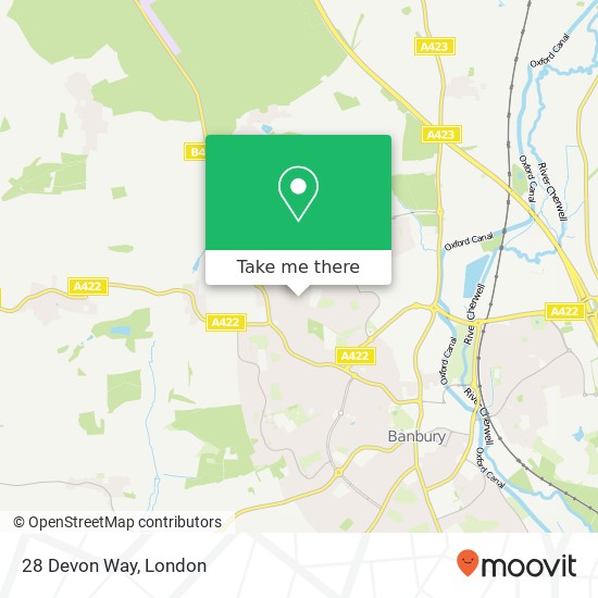 28 Devon Way, Banbury Banbury map