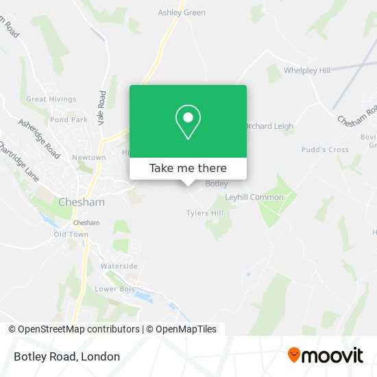 Botley Road map
