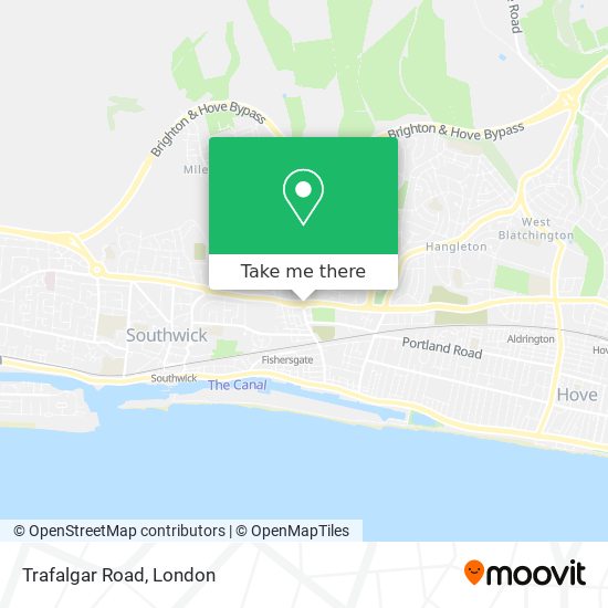 Trafalgar Road map