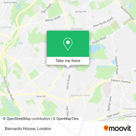 Barnardo House map