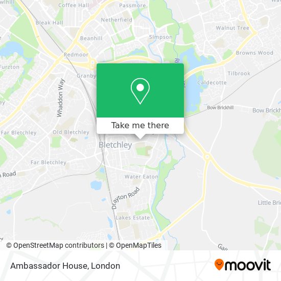 Ambassador House map