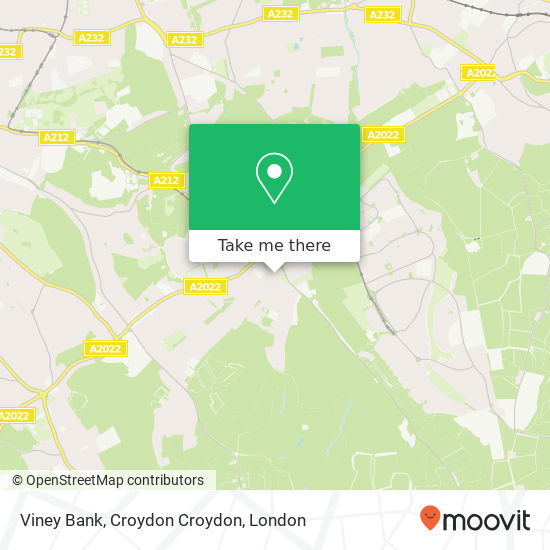 Viney Bank, Croydon Croydon map