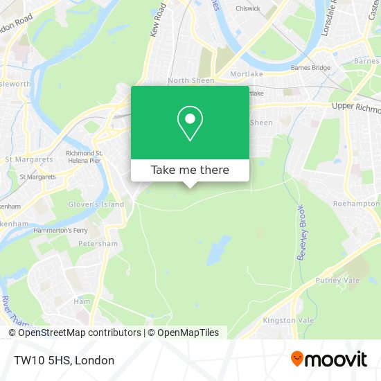 TW10 5HS map