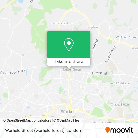 Warfield Street (warfield forest) map