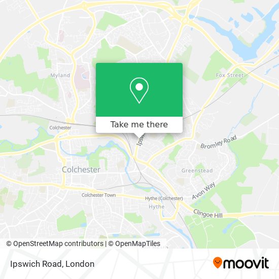 Ipswich Road map