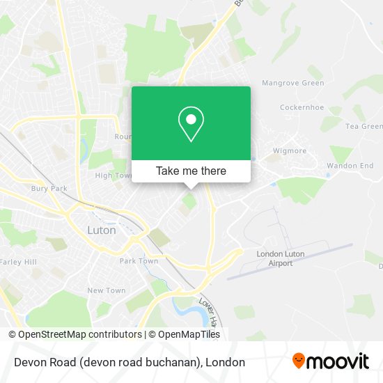 Devon Road (devon road buchanan) map