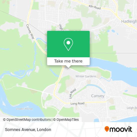 Somnes Avenue map