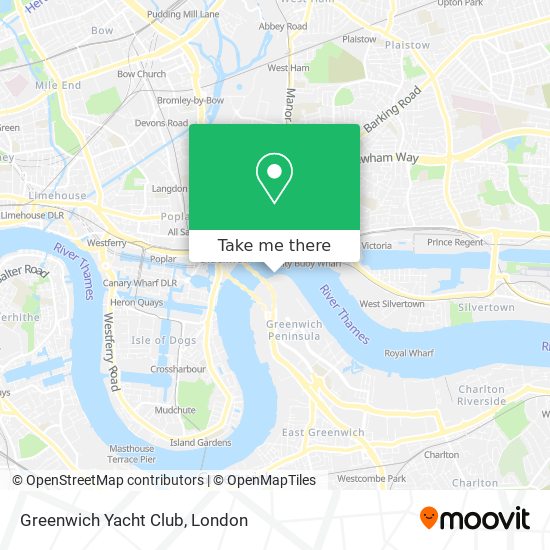 Greenwich Yacht Club map