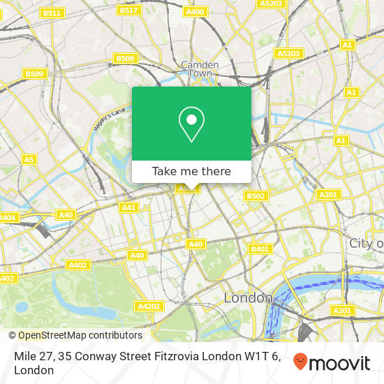 Mile 27, 35 Conway Street Fitzrovia London W1T 6 map