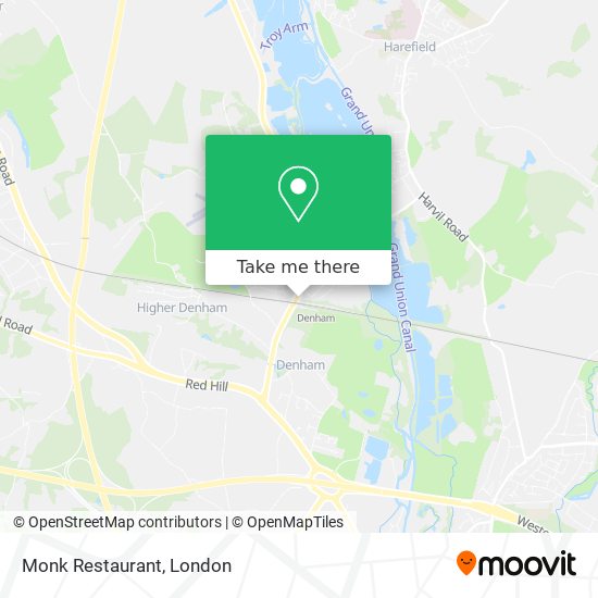 Monk Restaurant map