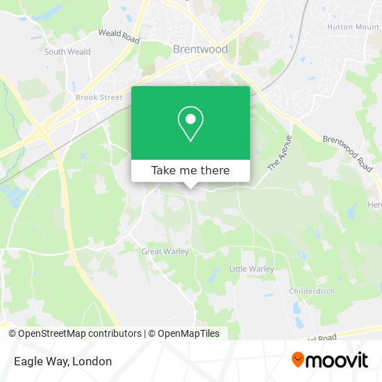 Eagle Way map