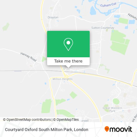 Courtyard Oxford South Milton Park map