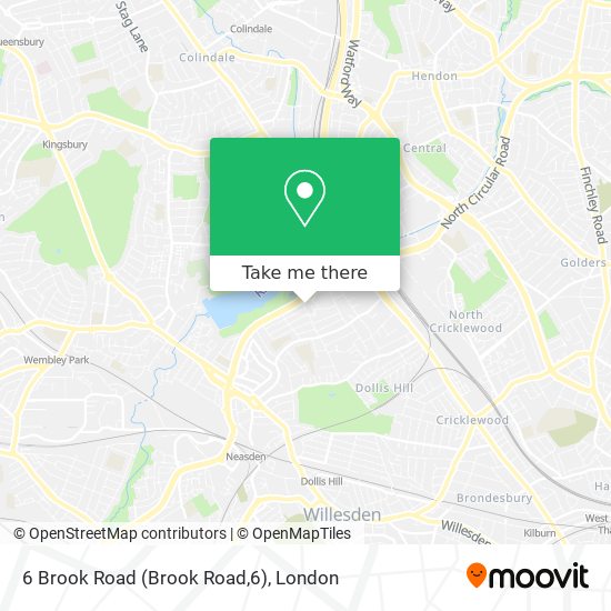 6 Brook Road (Brook Road,6) map