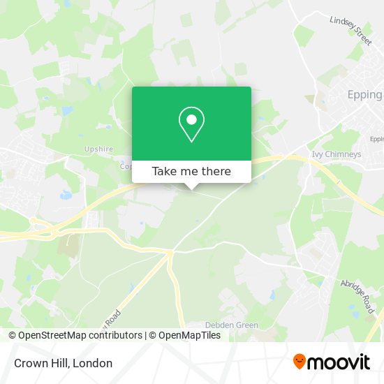Crown Hill map