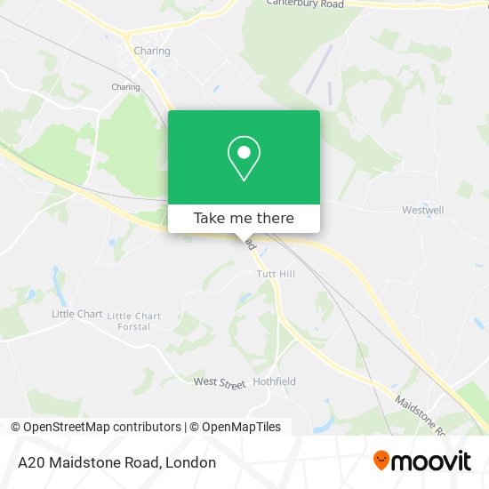 A20 Maidstone Road map
