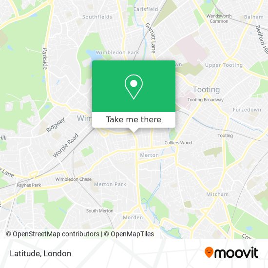 Latitude map
