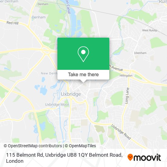 115 Belmont Rd, Uxbridge UB8 1QY Belmont Road map