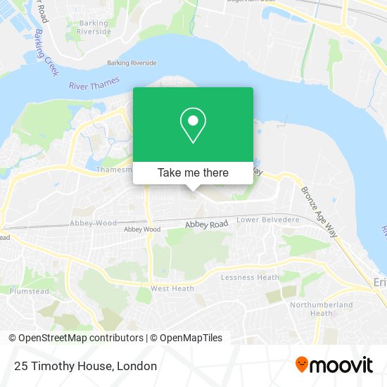 25 Timothy House map