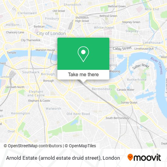 Arnold Estate (arnold estate druid street) map
