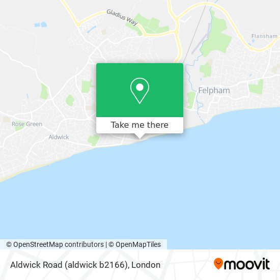 Aldwick Road (aldwick b2166) map