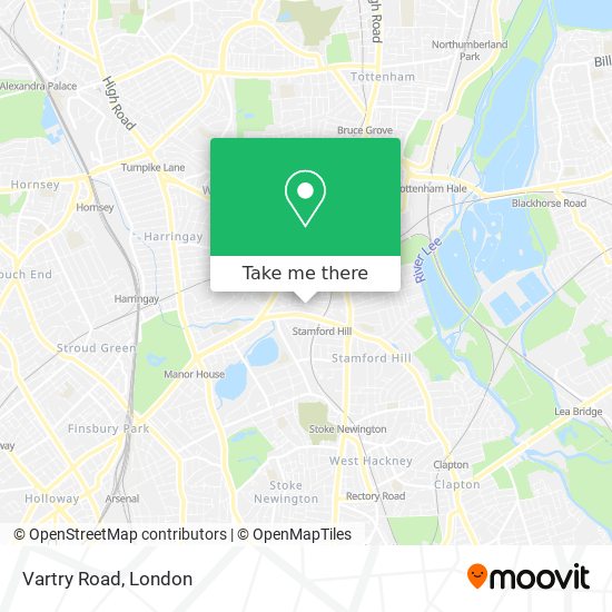 Vartry Road map