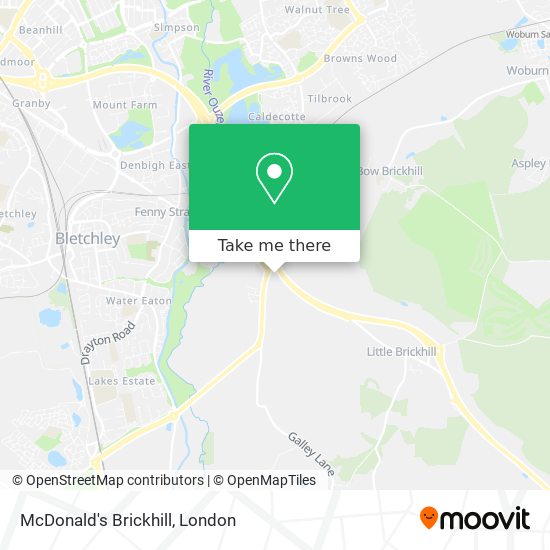 McDonald's Brickhill map