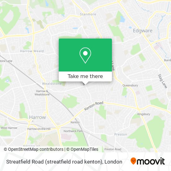 Streatfield Road (streatfield road kenton) map