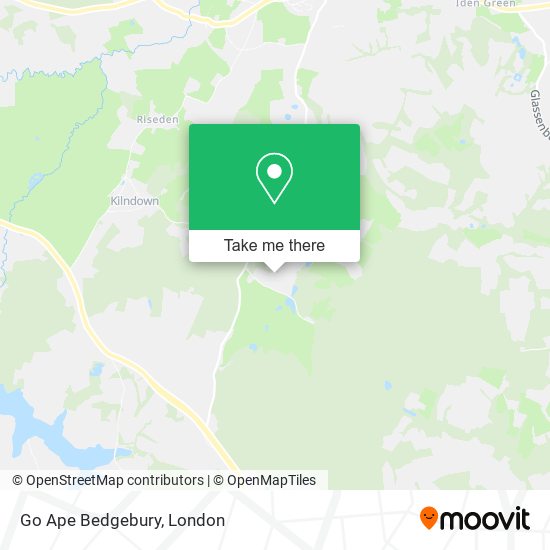 Go Ape Bedgebury map