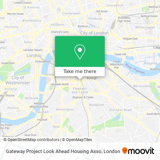 Gateway Project Look Ahead Housing Asso map