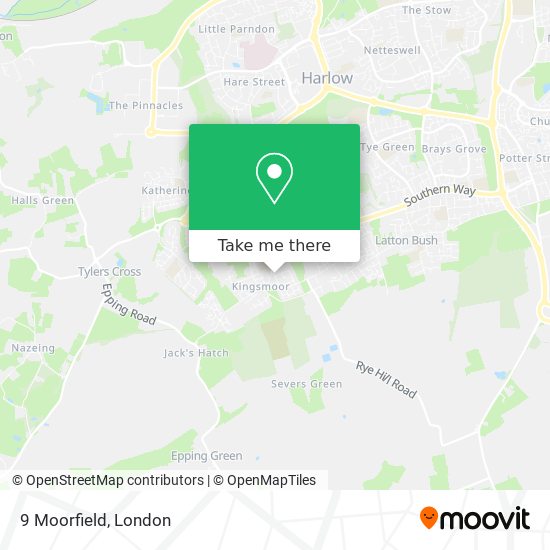 9 Moorfield map
