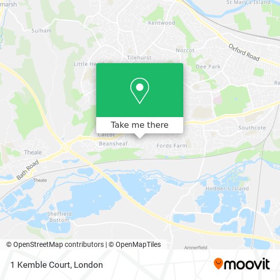 1 Kemble Court map